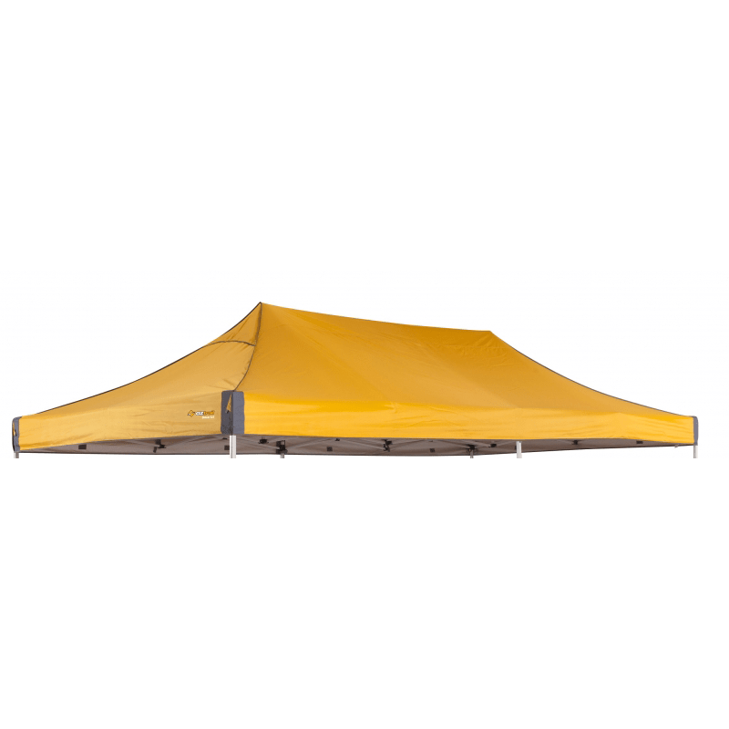 OZtrail Deluxe 6.0 Gazebo Canopy Yellow Outback Adventures Camping Stores