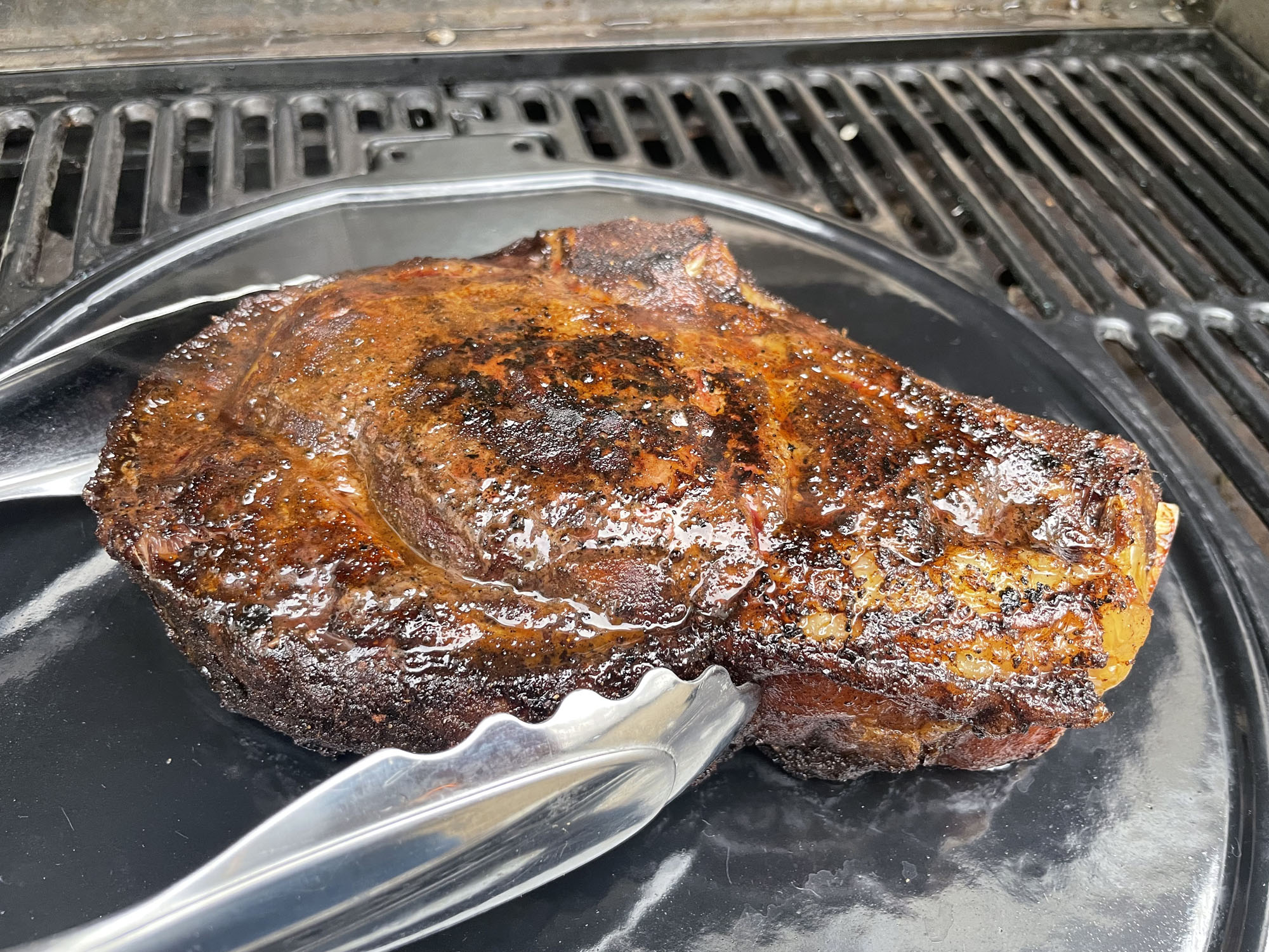 Reverse Sear Cote de Boeuf with Coffee and Ancho Chilli Rub Outback