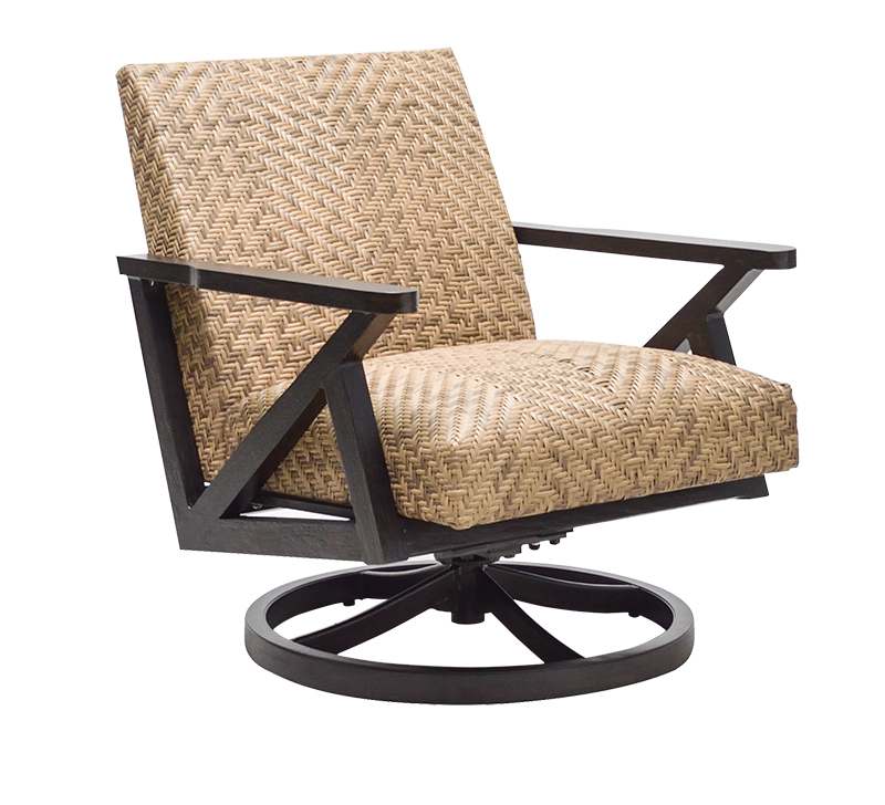 Patio Renaissance Copenhagen Swivel Rocker Outdoor Furniture Ellenburgs