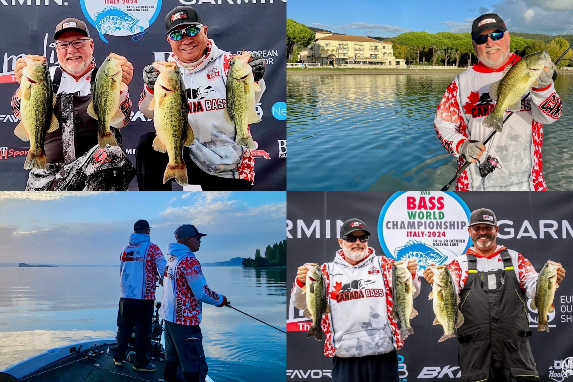Team Canada starts strong at the 2024 Bass World Championship, but