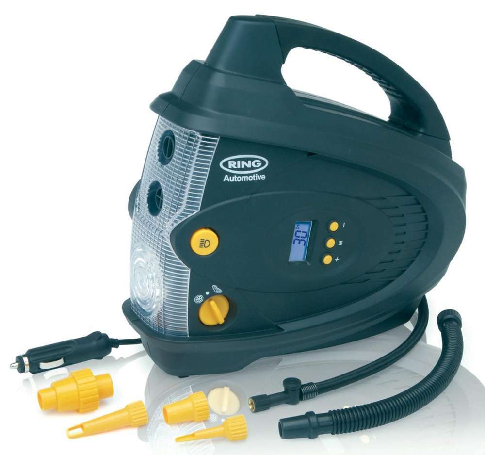 Ring 12V Digital Air Compressor and InflatorDeflator RAC640
