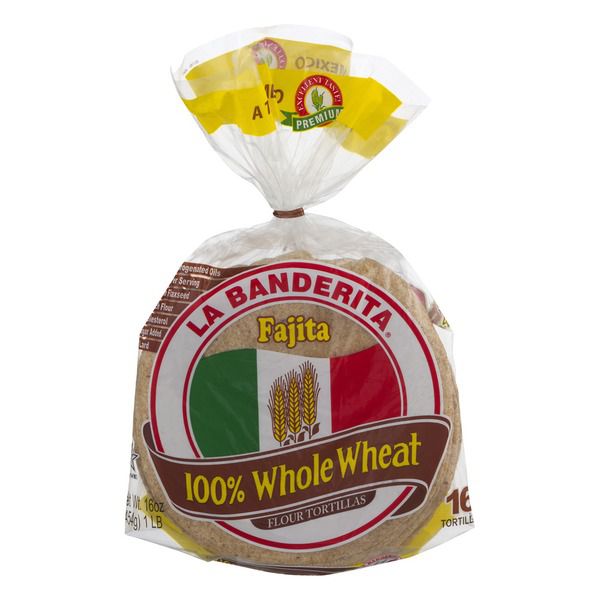La Banderita Fajita Whole Wheat Flour Tortillas OBX Grocery Stockers