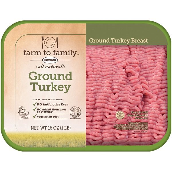 Farm To Family All Natural Ground Turkey Breast OBX Grocery Stockers
