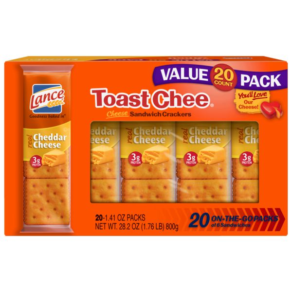 Lance Toast Chee CHeddar Cheese Crackers Sandwich Outerbanksgroceries Get Go Grocer