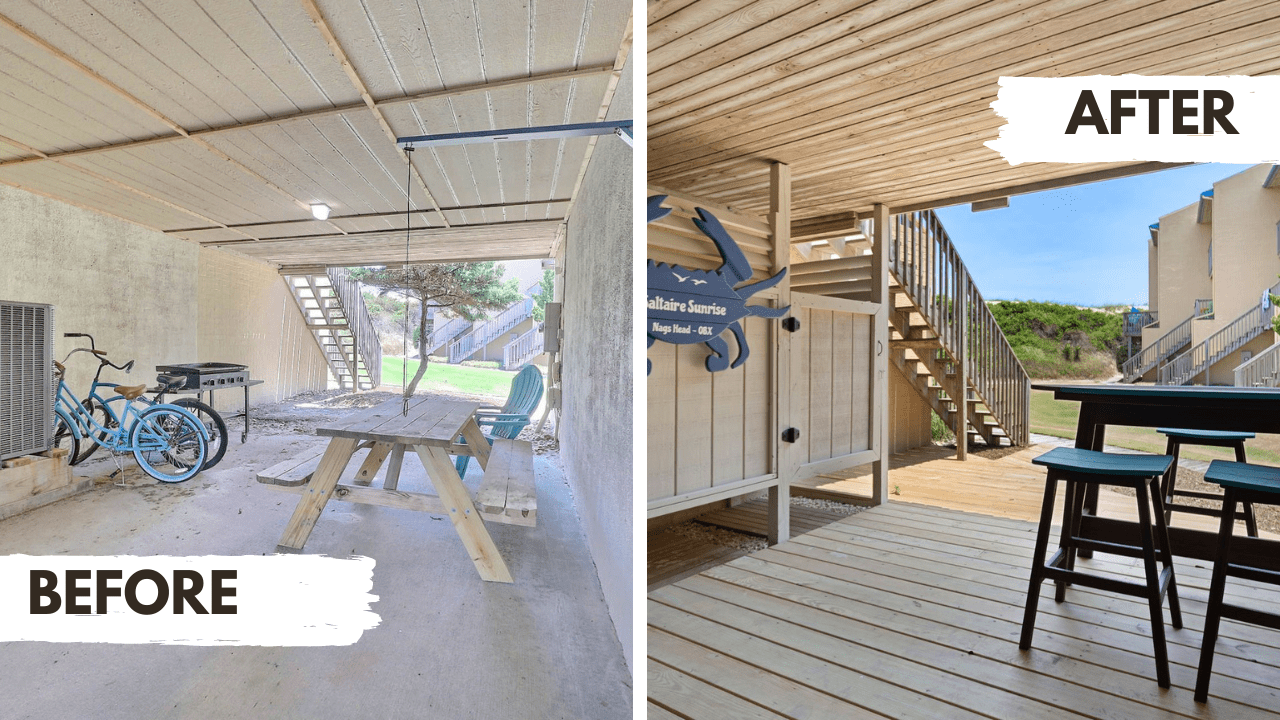 QCB5 Saltaire Sunrise Remodel Reveal Outer Banks Travel Blog