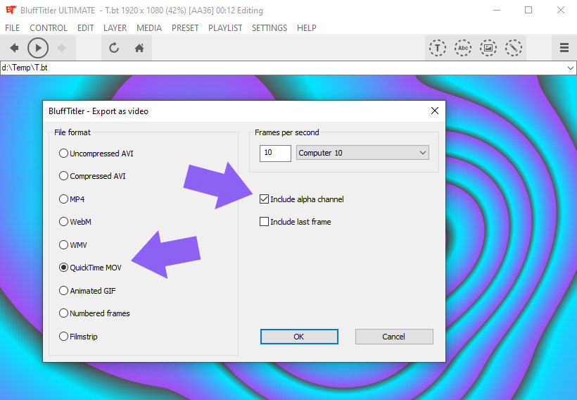 Transparent Lower Thirds for LIVE streaming BluffTitler
