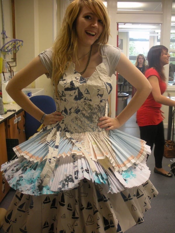 26 Amazing Paper Dresses Collection and Ideas