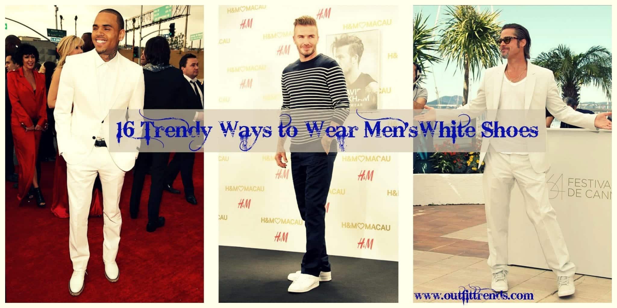 Men Outfit with White Shoes16 Trendy Ways to Wear White Shoe