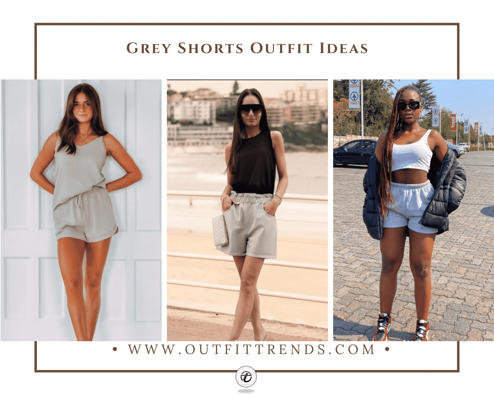 What To Wear With Grey Shorts Female Encycloall