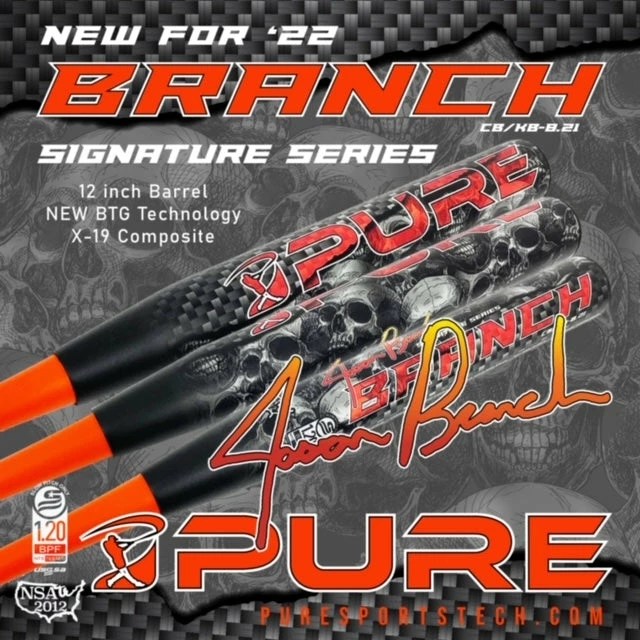 2022 PURE Sports Jason Branch Signature 2PC 12" USSSA Slowpitch