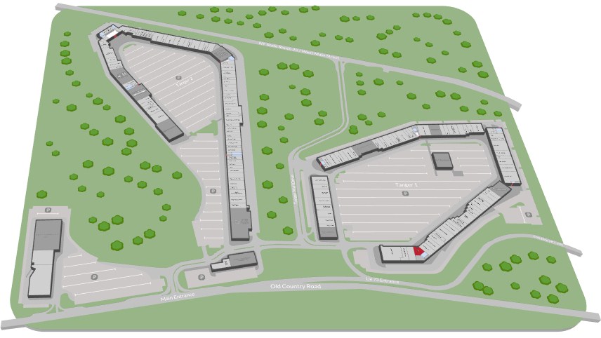 Outlet centre in Riverhead, NY Tanger Outlets Riverhead, NY 148 stores Outlets Zone
