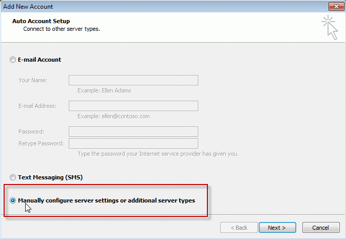 Tip 1040 An encrypted connection to your mail server is not available