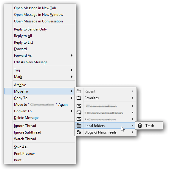 Thunderbird cannot delete messages. What to do?