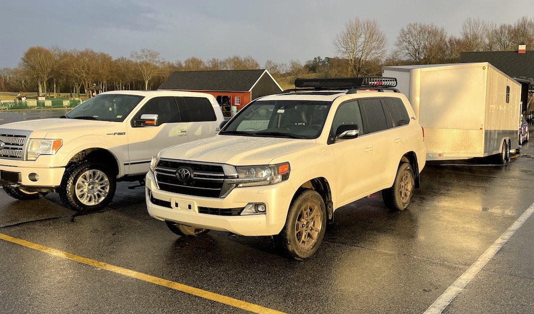 2021 Toyota Land Cruiser Heritage Edition: Towing 600 Miles With An Enclosed Trailer | Out Motorsports