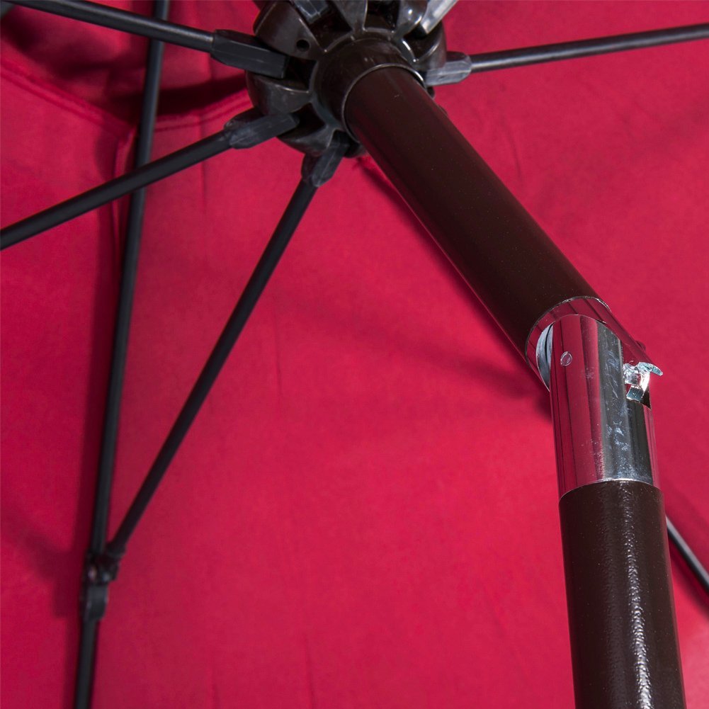 Best Wind Resistant Fiberglass Rib Patio Umbrellas OutsideModern