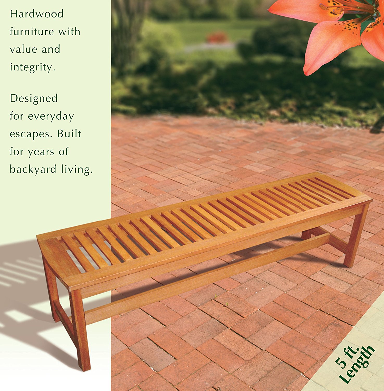 Outdoor Backless Benches Under 100 OutsideModern