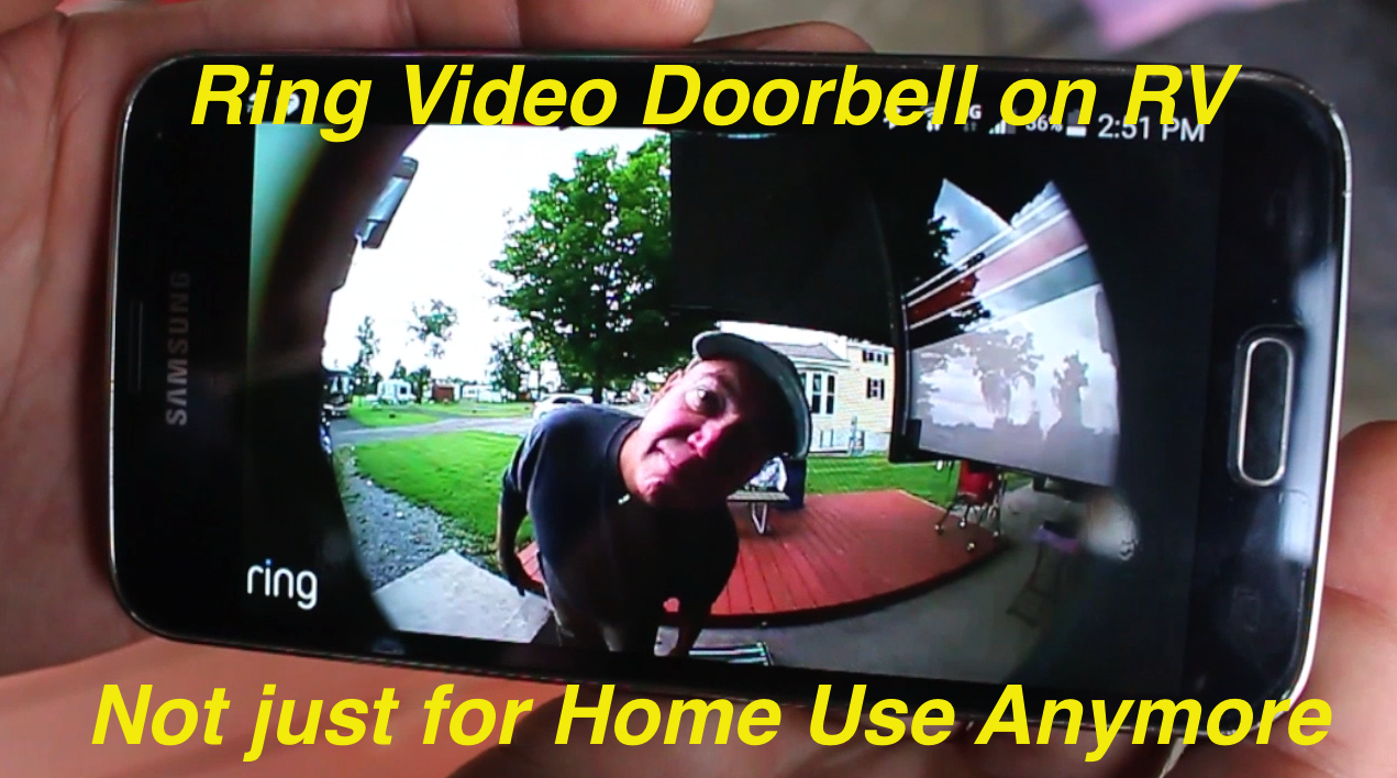 Video Doorbell For An RV? You Betcha! Outside Our Bubble