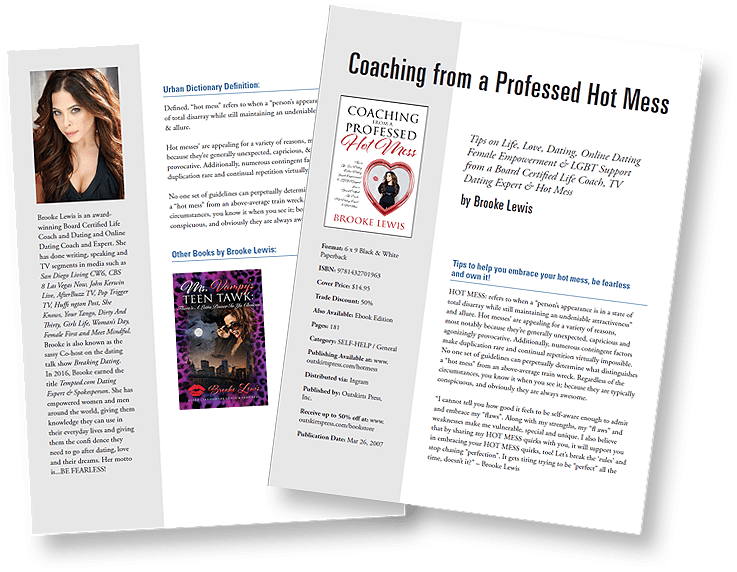 Custom Book Sales Sheet for SelfPublishing Authors at OutskirtsPress