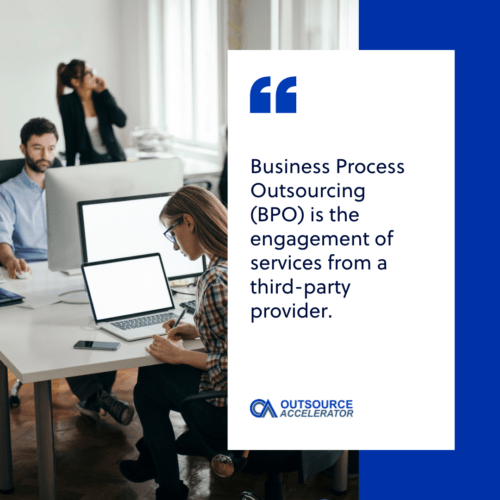 What is business process outsourcing Outsourcing Glossary Outsource