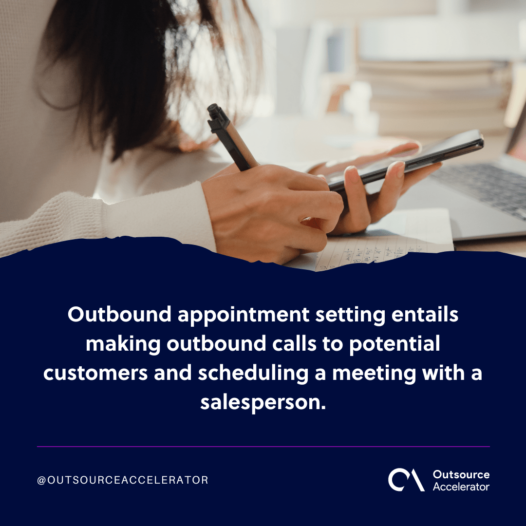 Fill your sales pipeline through outbound appointment setting