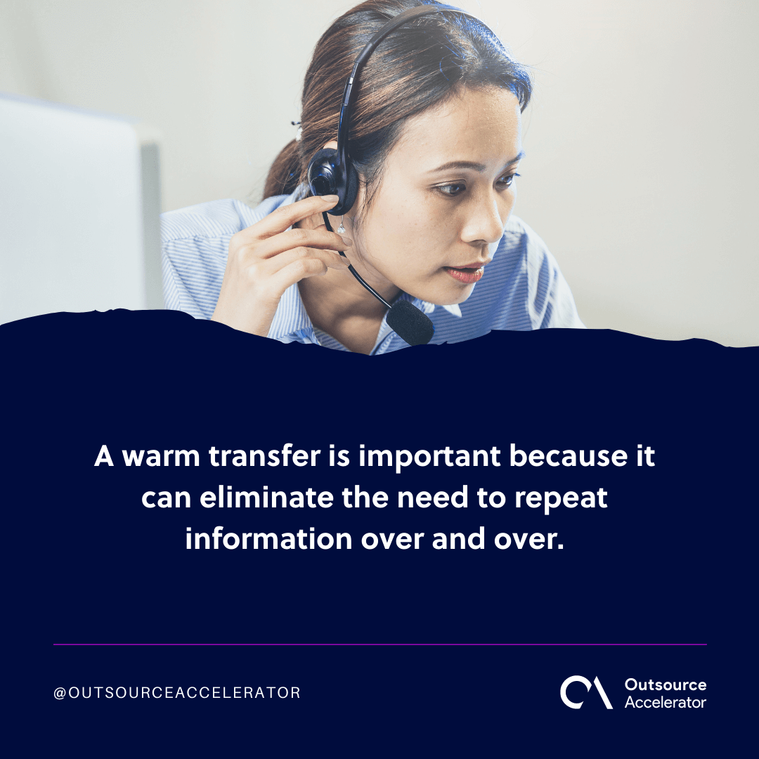 The do’s and don’ts of warm transfer Outsource Accelerator