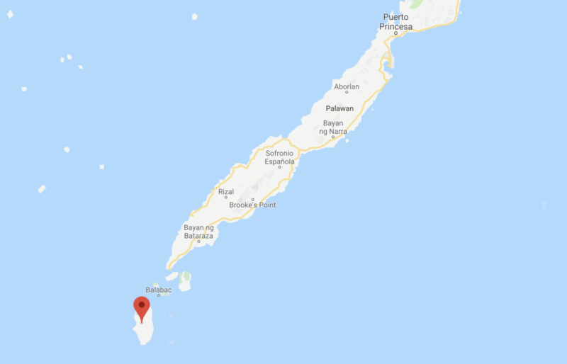 Balabac Map Philippines Google Satellite Maps
