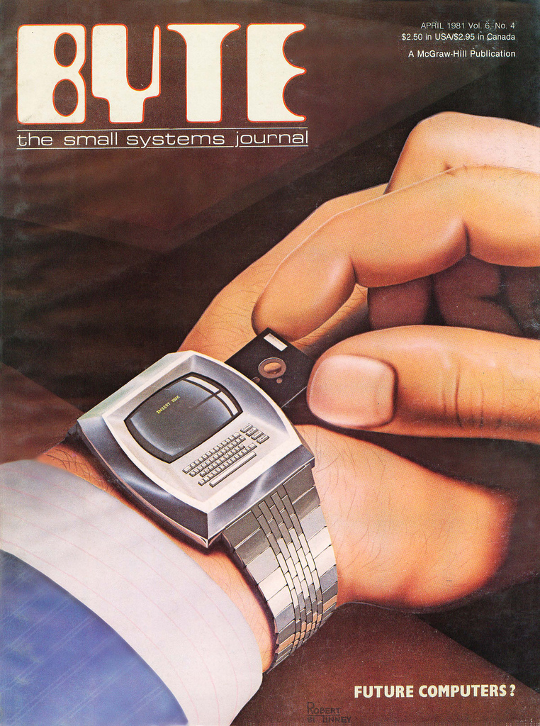 Computational magazine cover art for Byte The Small Systems Journal