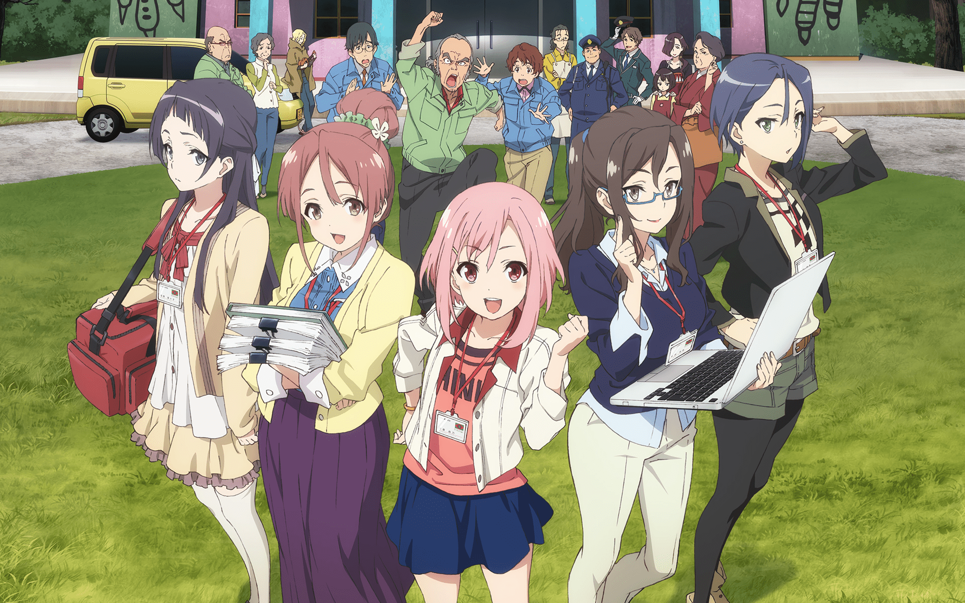 Sakura Quest, a Rare Anime About Adult Female Friends Overly Animated