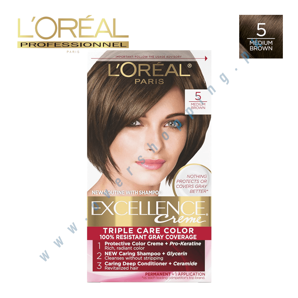 Shop L'Oreal Paris Excellence Creme Permanent Triple Care Hair Color