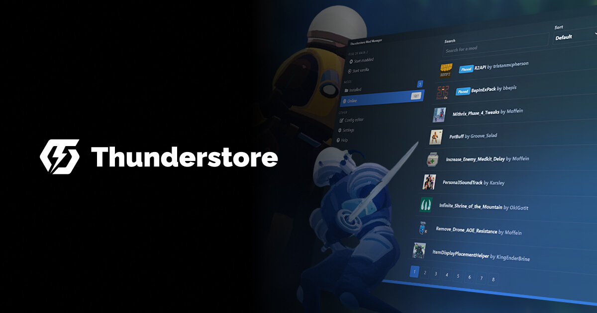 Thunderstore Mod Manager - Desktop App on Overwolf
