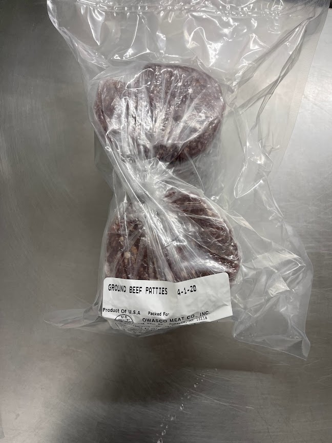 41 Ground Beef Patties Owasco Meat Company