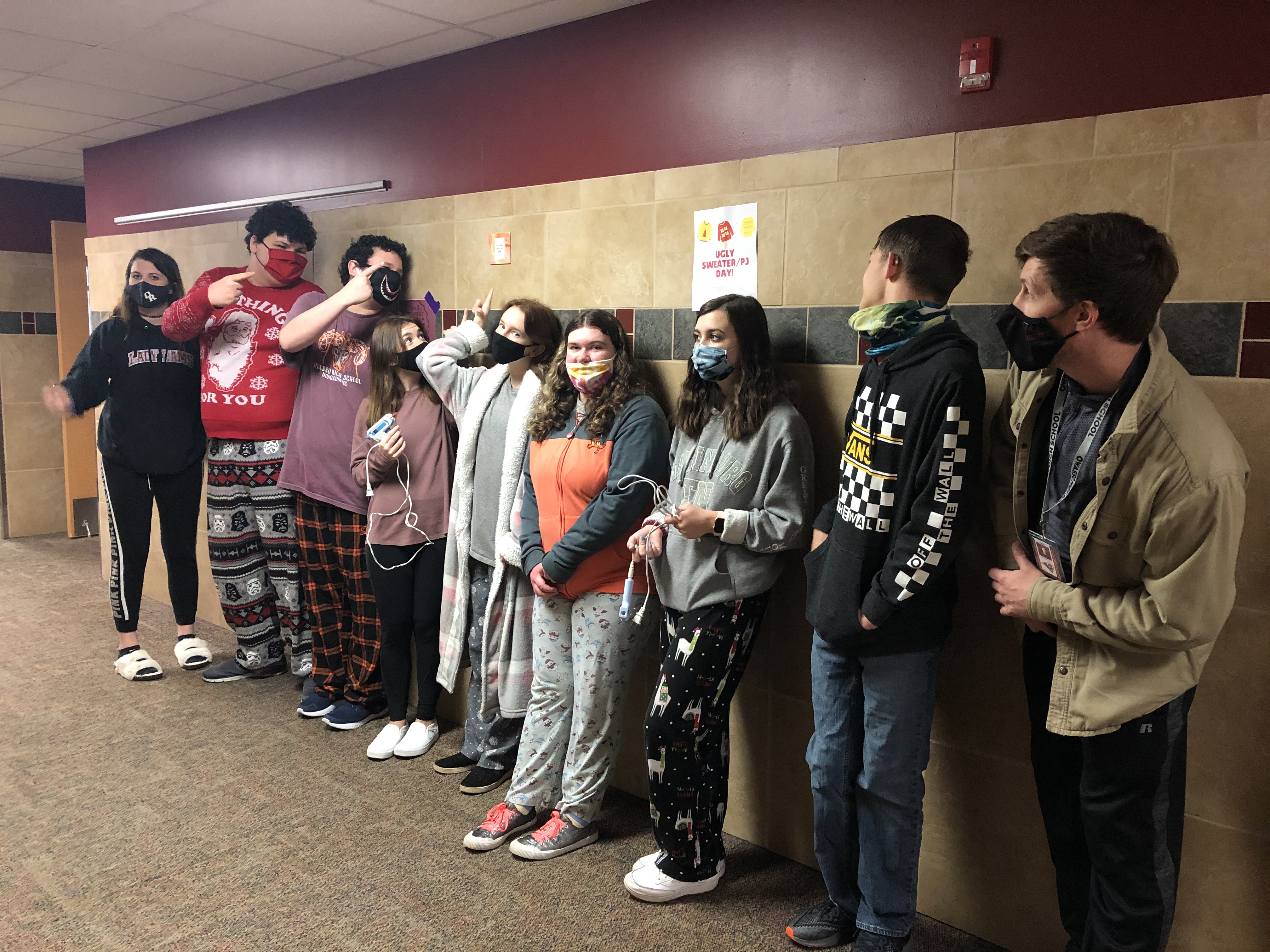 Owasso High School Art Students Spread Positivity Throughout the School