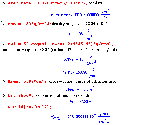 DETERMINATION OF DIFFUSIVITY