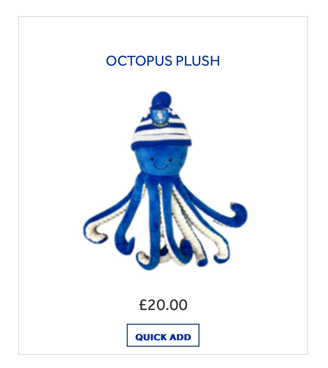 Now in stock in the SWFC Megastore Sheffield Wednesday Matchday