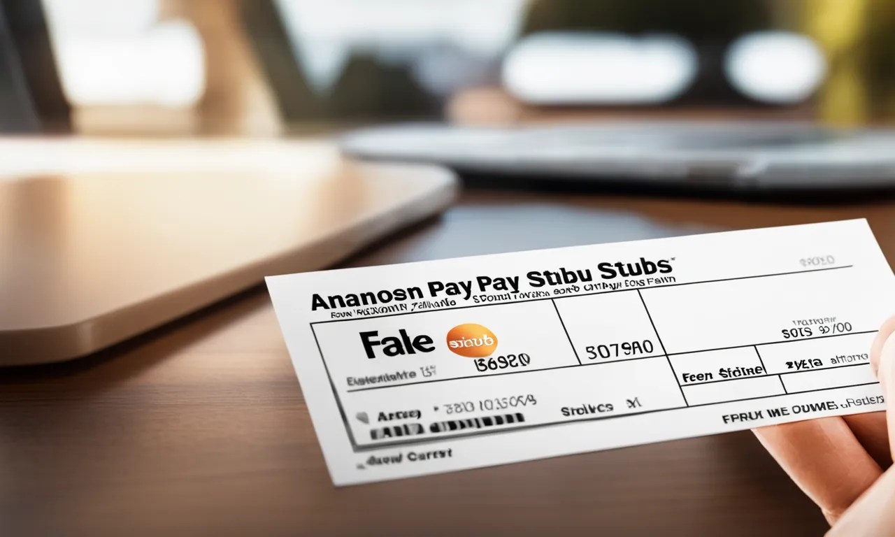 How To Create A Fake Amazon Pay Stub Own Your Own Future