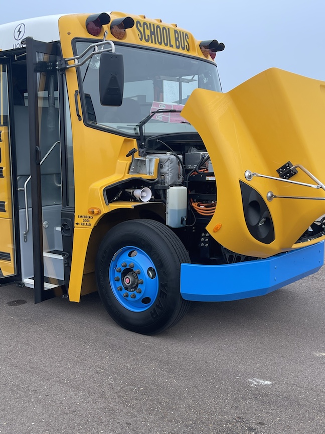 Local schools tour electric school bus The Oxford Eagle The Oxford