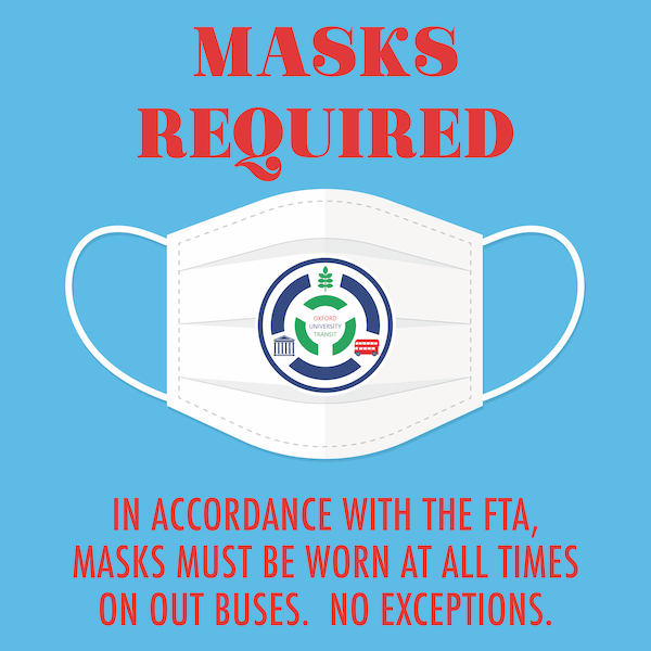 Masks Required on OUT Buses