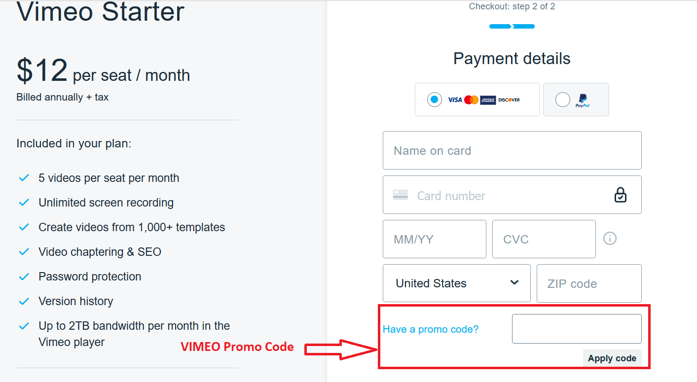 Vimeo Pro Promo Code 2024 Camila Loraine