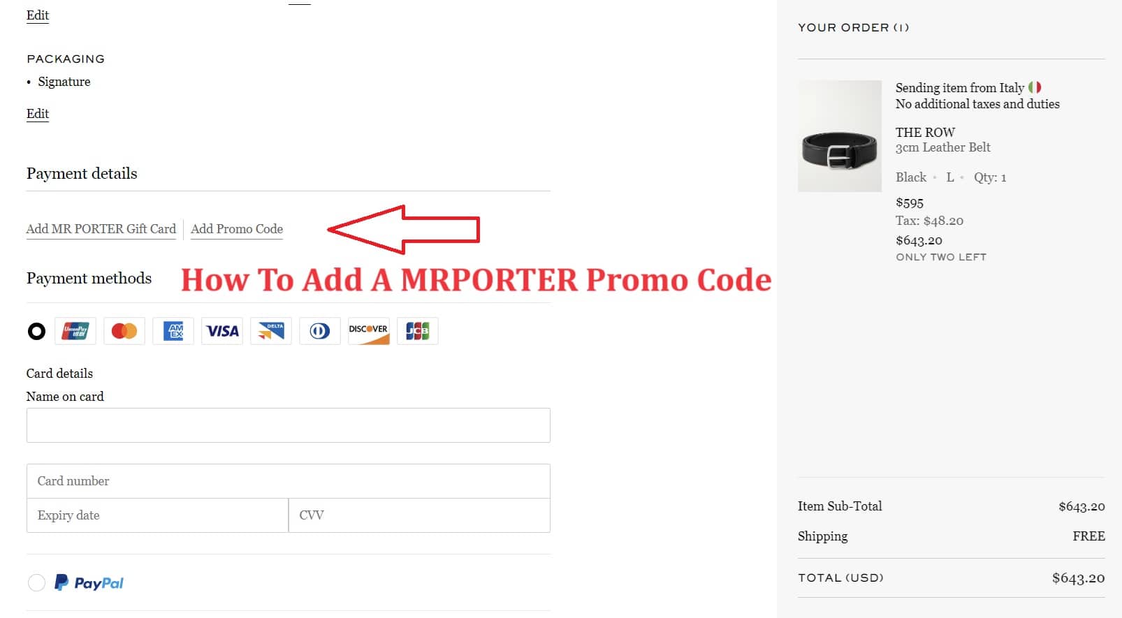 MRPORTER プロモーションコード 10 2024年XNUMX月 oxiDeals