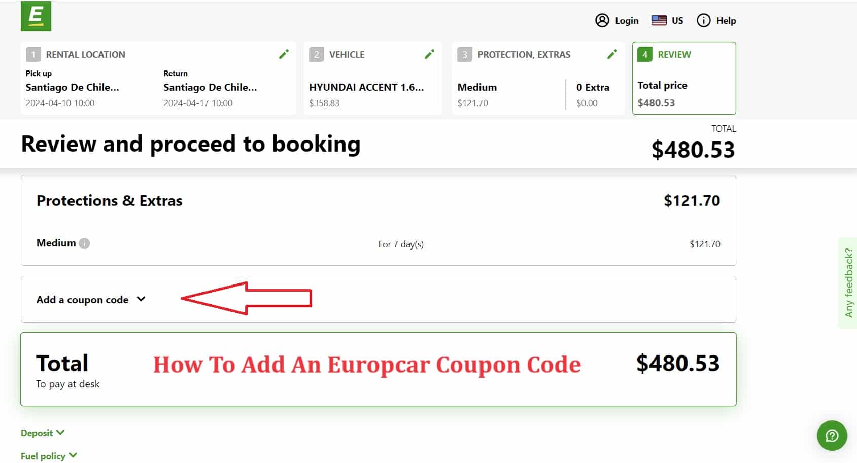 Europcar Coupon Code 0 in Septembrie 2024 oxiDeals