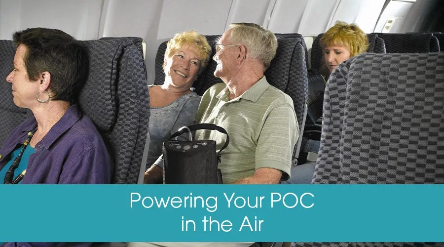 Powering Your Portable Oxygen Concentrator While Flying