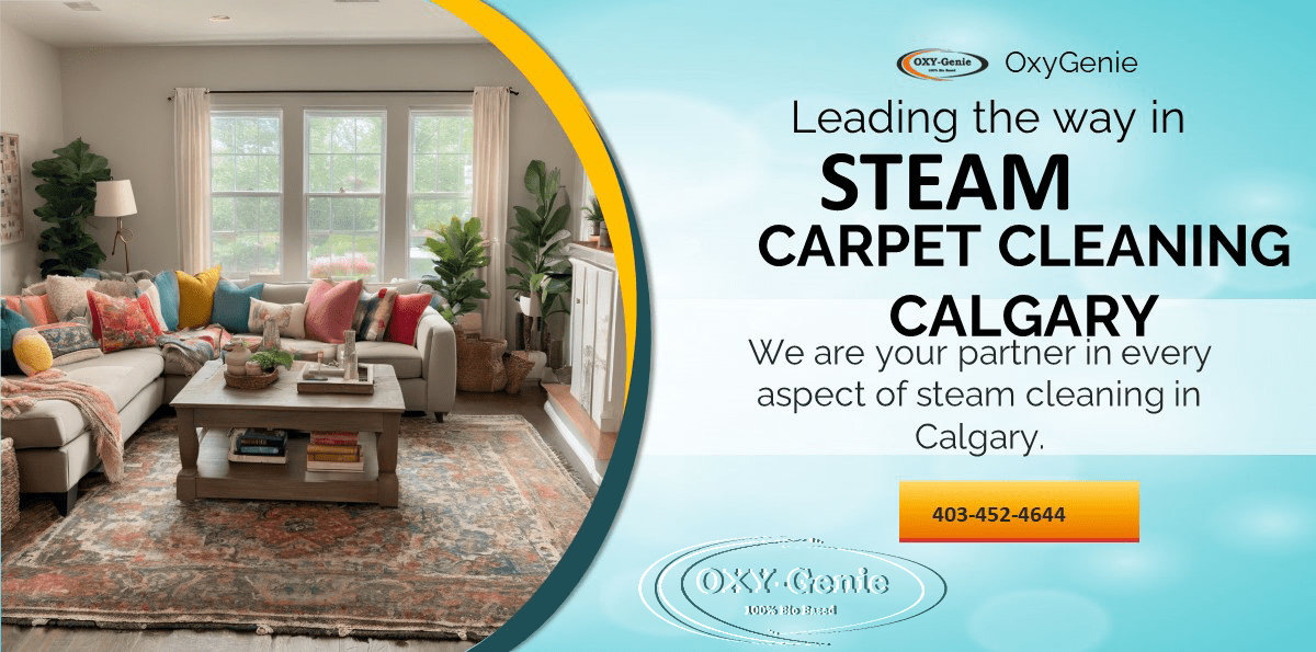 Carpet Steam Cleaning In Calgary OxyGenie Services