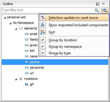 Visual XML Schema Diagram Editor (Design Mode)