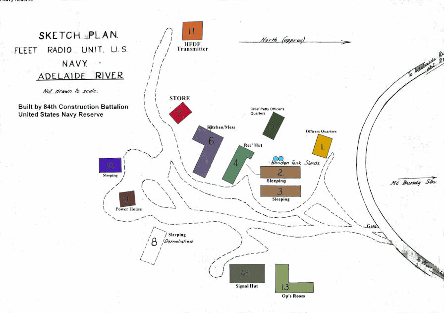 Fleet Radio Unit Detachment Adelaide River, Radio Station Adelaide