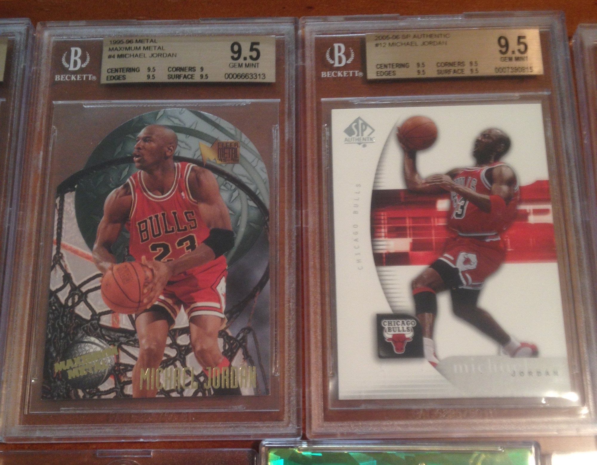 MICHAEL JORDAN CARDS FOR SALE BGS 9.5 and MINT CONDITION Basketball