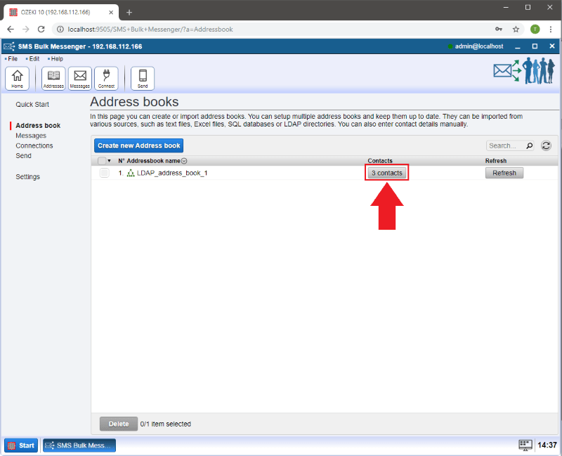 OZEKI Tutorial for creating LDAP address book