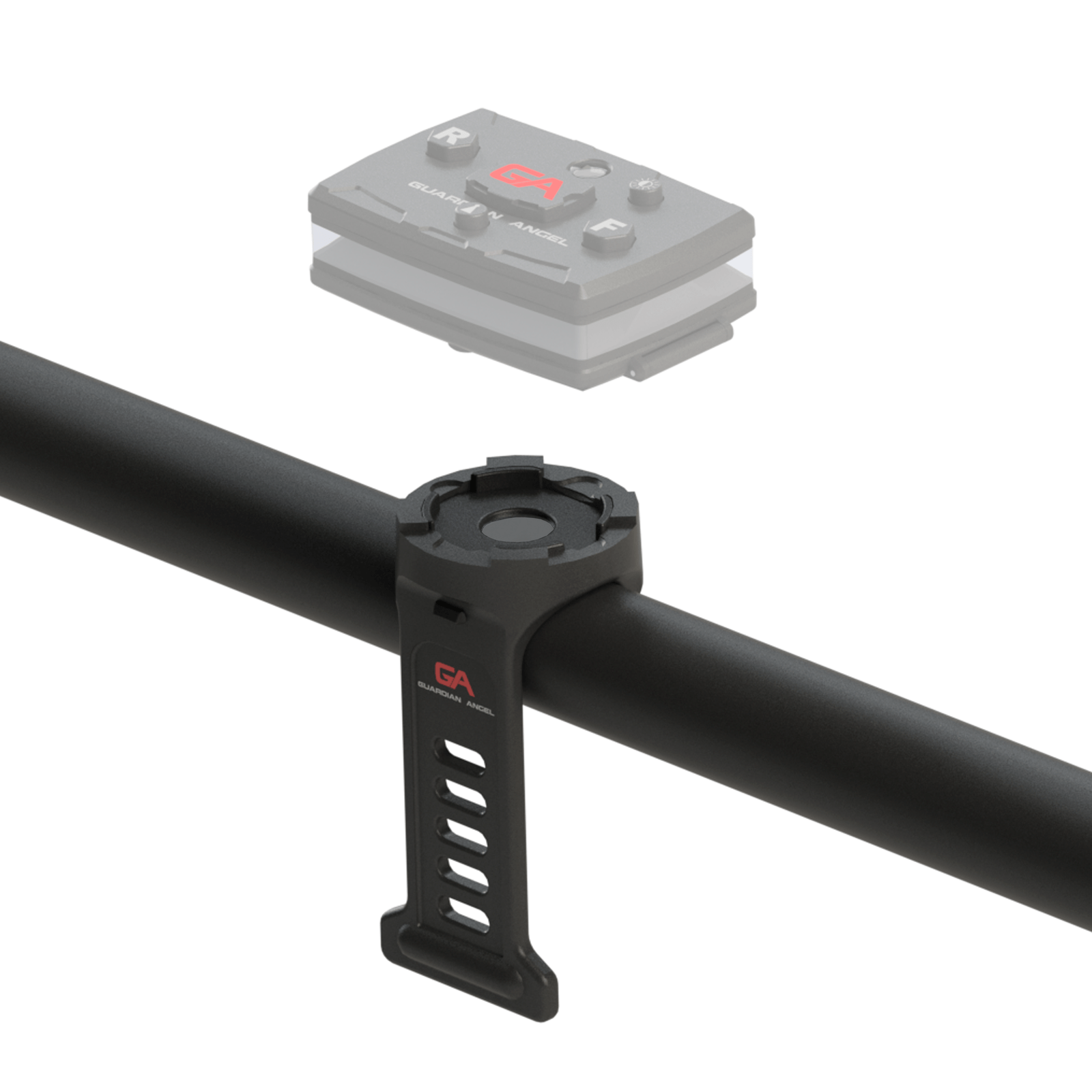 Guardian Angel Bike / Rail Rubber Strap Mount with Mount