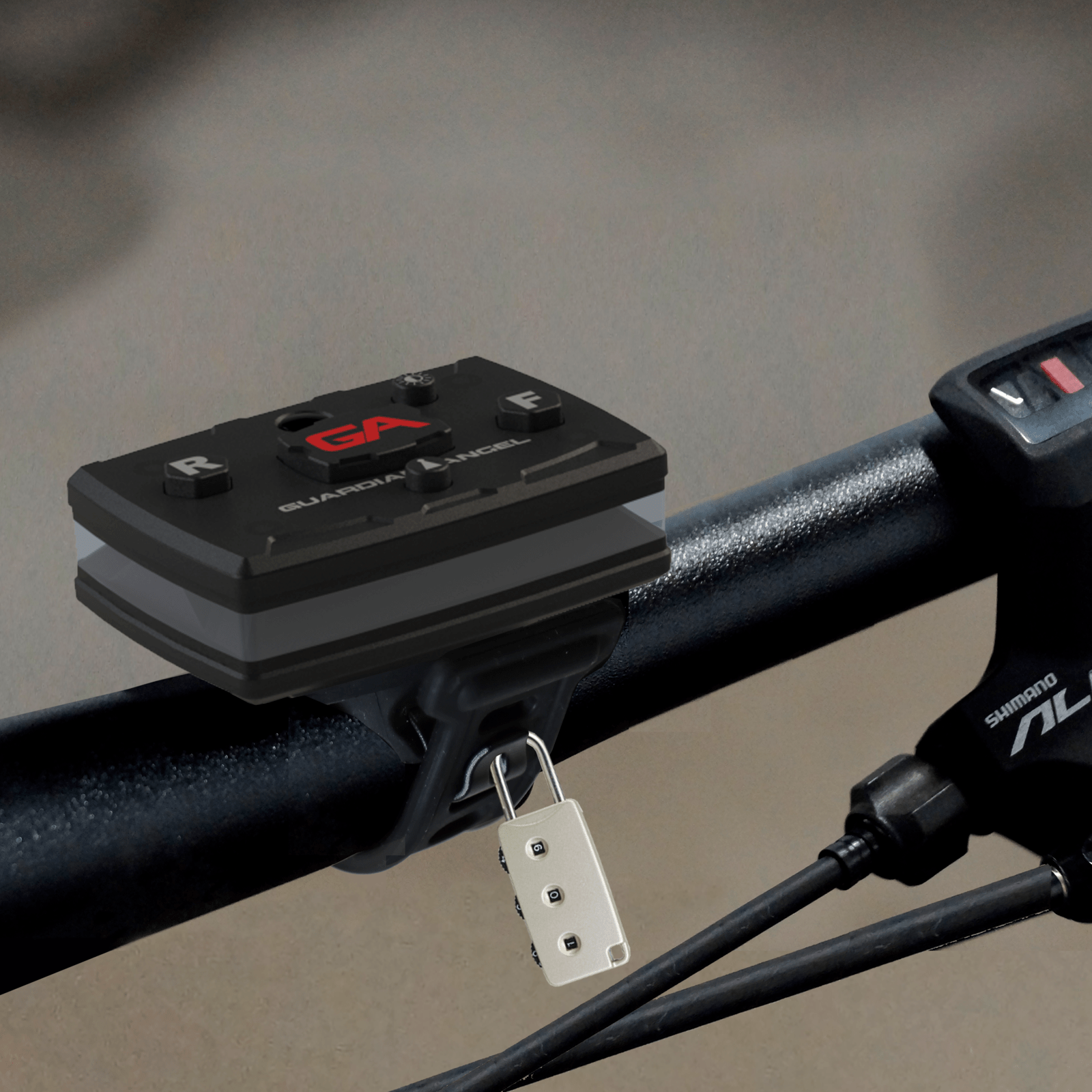 Guardian Angel Bike / Rail Rubber Strap Mount with Mount