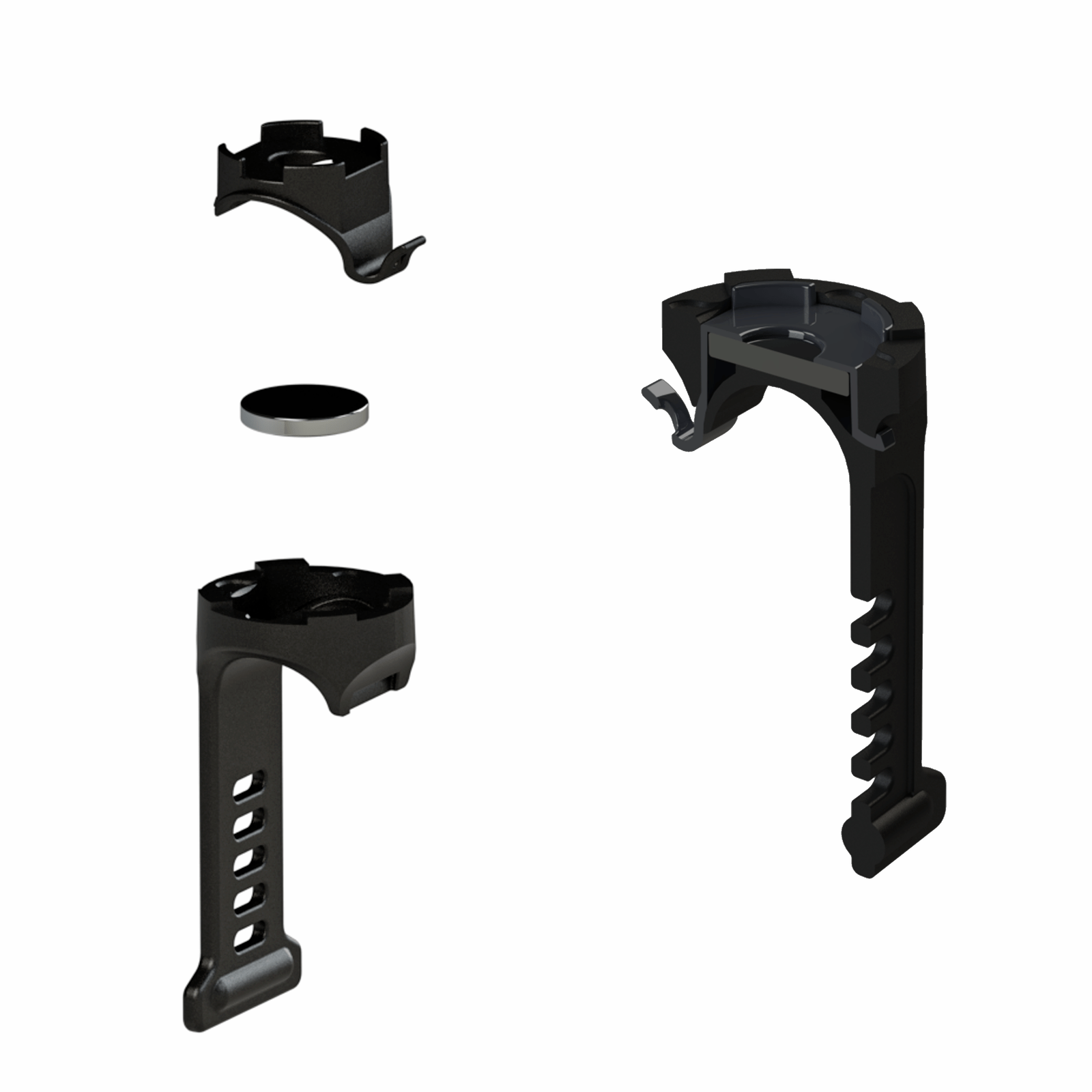 Guardian Angel Bike / Rail Rubber Strap Mount with Mount