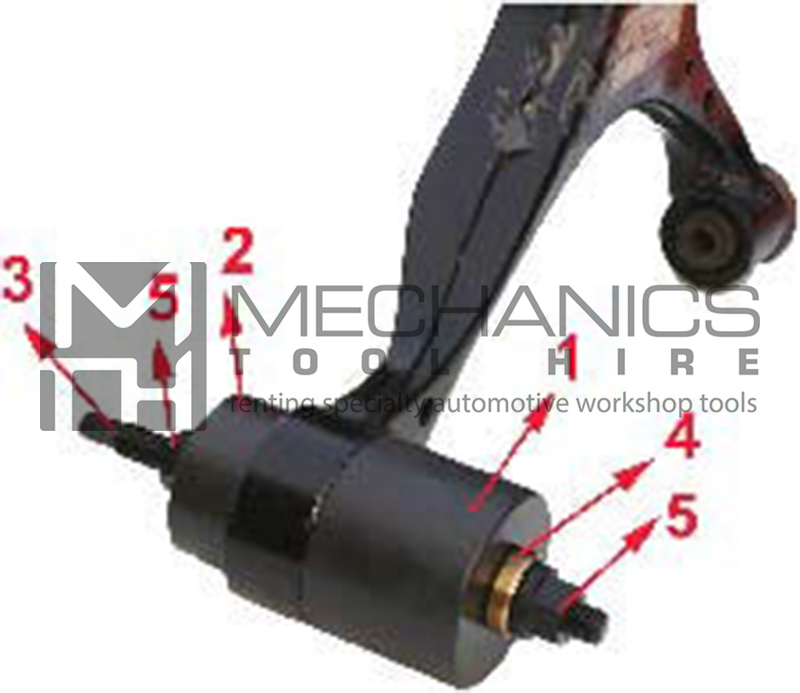 Honda Lower Control Arm Bush Removal/Installation Tool Civic/CRV